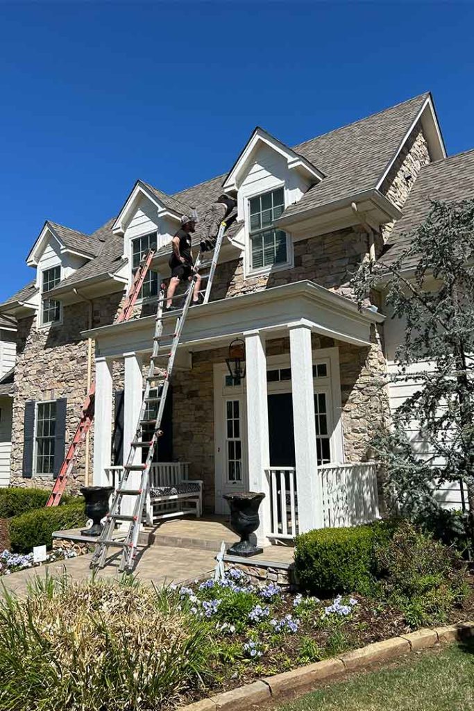Roof repair by wildlife x team Oklahoma City